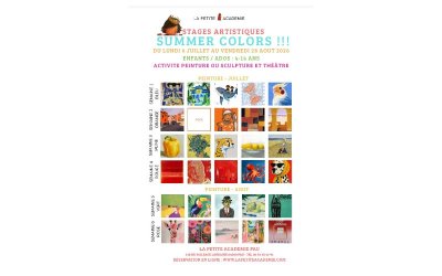STAGES ARTISTIQUES