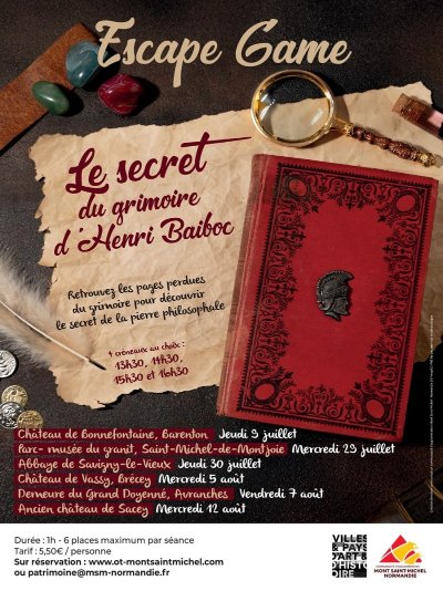 Escape Game : "Le secret du grimoire d'Henri Baiboc"