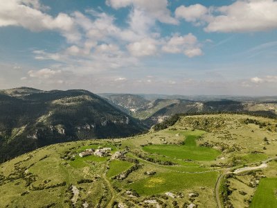 Les fermes caussenardes - Trail n°33
