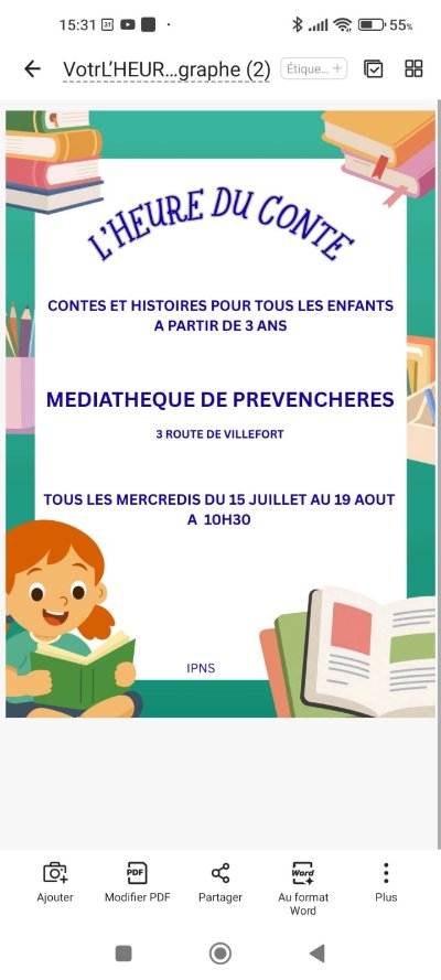 L'HEURE DU CONTE