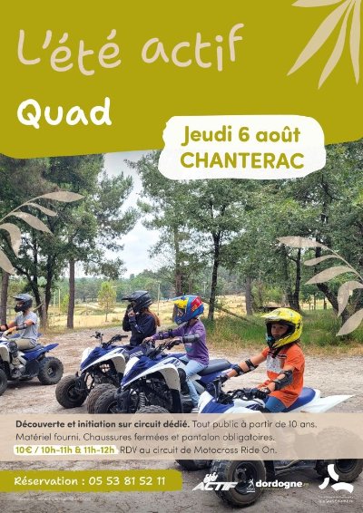Eté actif : Quad