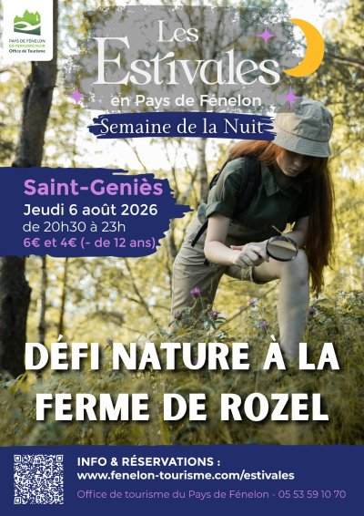 SEMAINE DE LA NUIT - Défi nature à la ferme de Rozel