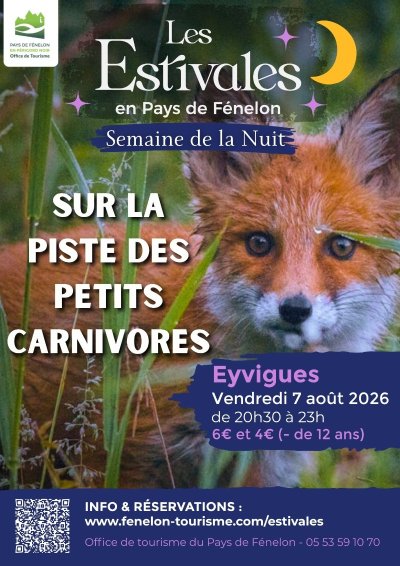 SEMAINE DE LA NUIT : Sur la piste des petits carnivores à Salignac-Eyvigues