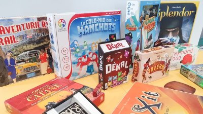 Jeux sur place : jeux de société