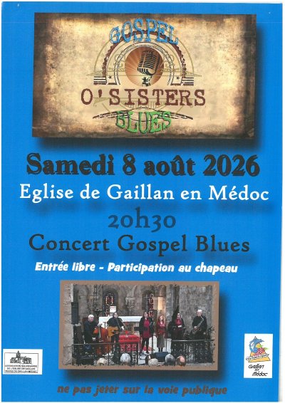 Concert Gospel O'Sisters Blues