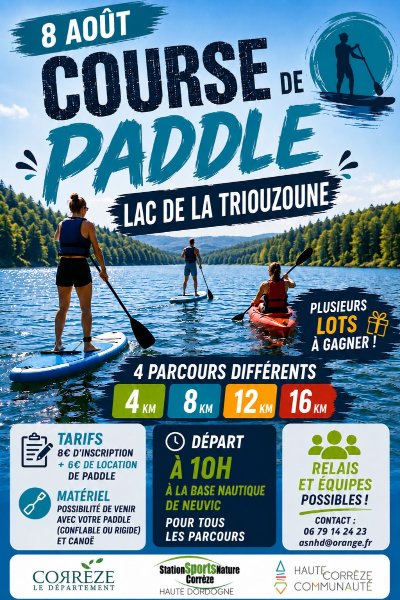 Course de paddle