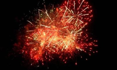 Feu d'artifice à Lion-sur-Mer