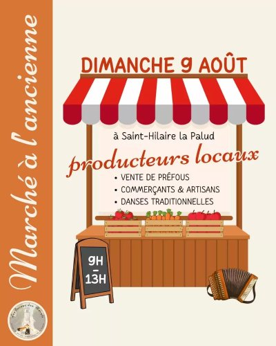 Marché à l’ancienne à Saint Hilaire La Palud