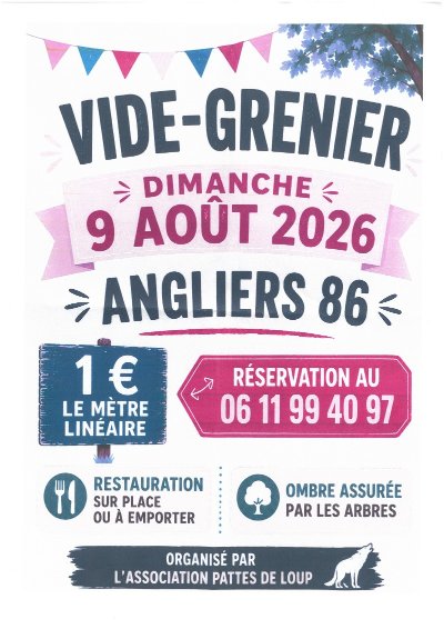 Vide-greniers de l'association "Pattes de Loup"