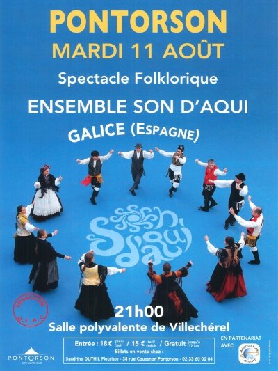Spectacle folklorique : Groupe Son d’Aqui (Galice)