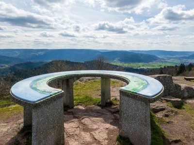Point de vue :Table d'orientation du Haut-du-tôt