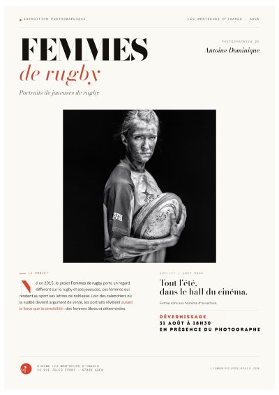Exposition de photographies : Femmes de rugby