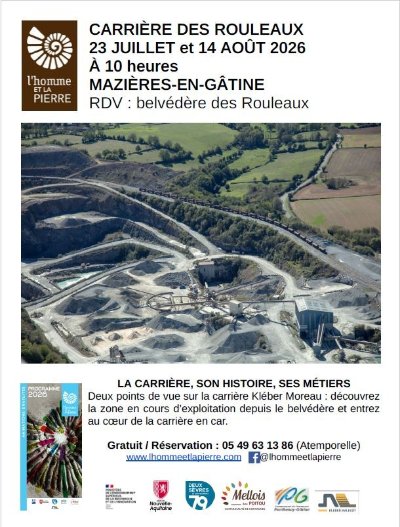 Visite de la carrière des Rouleaux