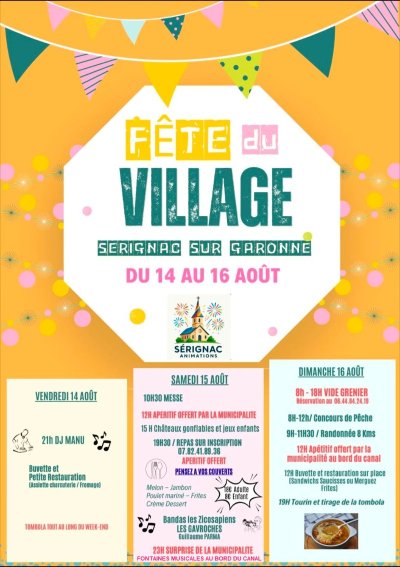Fête du 15 août de Sérignac-sur-Garonne