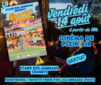 Les Festiv'Eté de Jonas : Cinéma de plein air