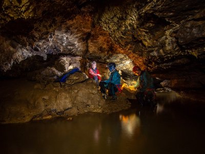 Découverte de la rivière souterraine