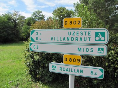 Temporairement fermée - Piste cyclable Roaillan