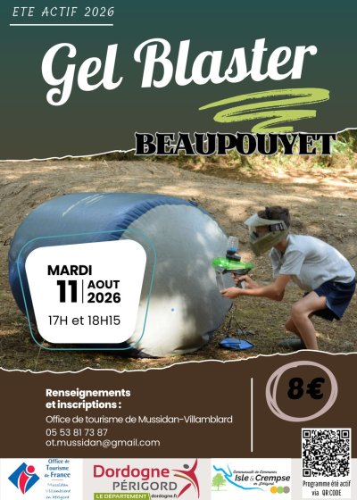 Eté actif : Gel Blaster (Paintball)