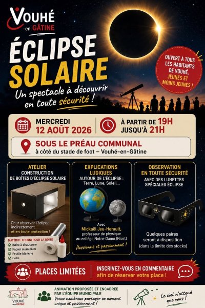 Découverte de l'éclipse solaire