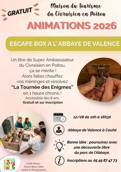 Escape Box à l'abbaye de Valence