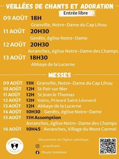 Veillée de chants et adoration par la chorale Godelieve