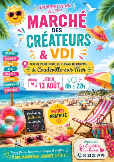 Marché de l'été de Coudeville plage