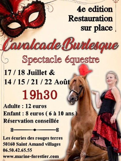 Spectacle équestre "  Cavalcade burlesque"