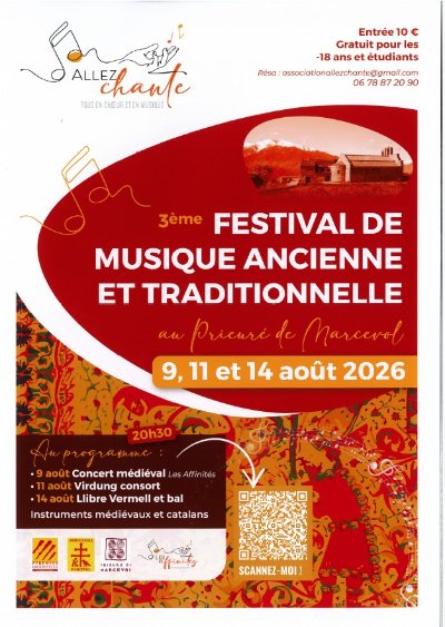 3ÈME FESTIVAL DE MUSIQUE ANCIENNE ET TRADITIONNELLE