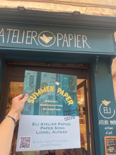 Exposition - Summer Paper /3 ans de la boutique Eli-Atelier Papier