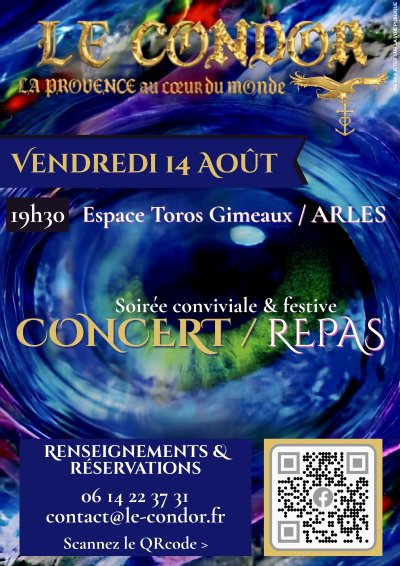 Soirée Concert & Repas - Le Condor