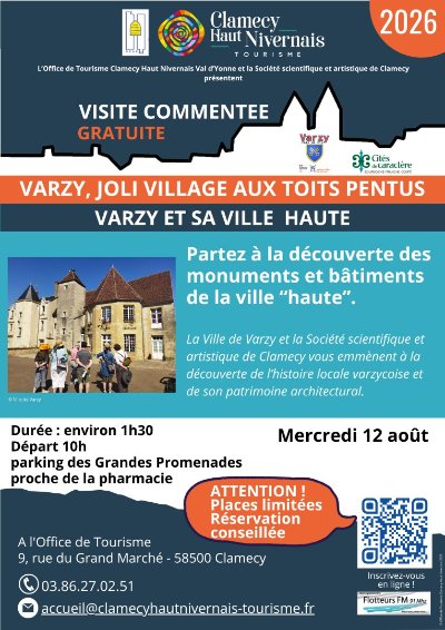 Visite commentée - Varzy, la Ville Haute