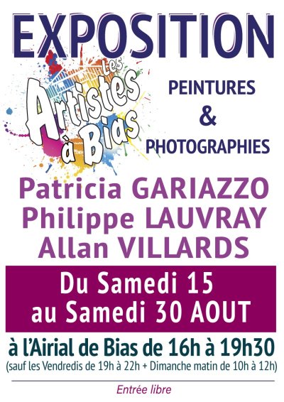 Exposition de peintures et de photographies