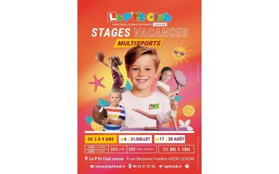 Stages multisports enfants "Le P'tit Club"