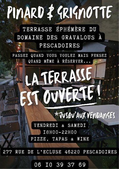 Pinard & grignotte au domaine des Gravalous