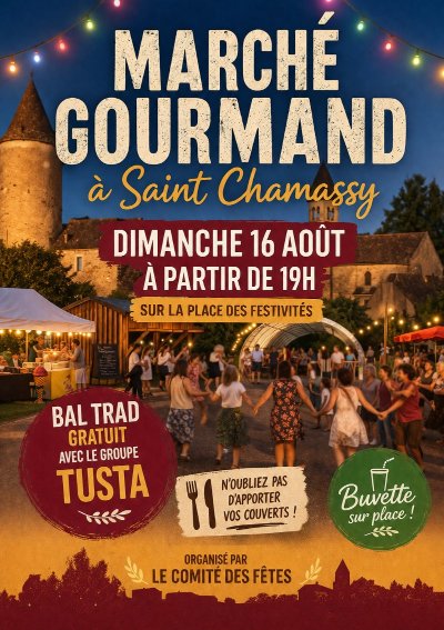 Marché gourmand à Saint-Chamassy