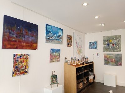 Exposition de peintures de M. Gennaro
