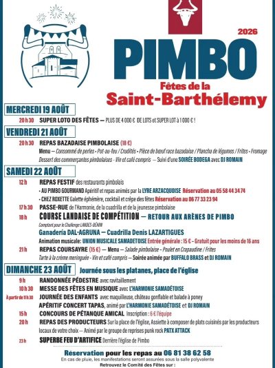 Fêtes de la Saint Barthélémy
