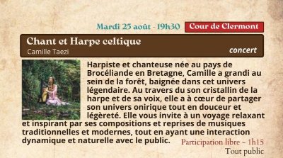 Festival Re-naissance à Figeac : "chant et harpe celtique"