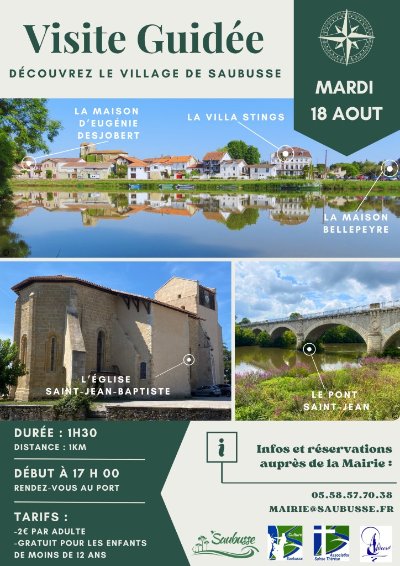 Visite guidée de Saubusse