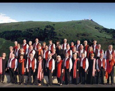 Concert de chants basques : choeur mixte Larrun Kanta