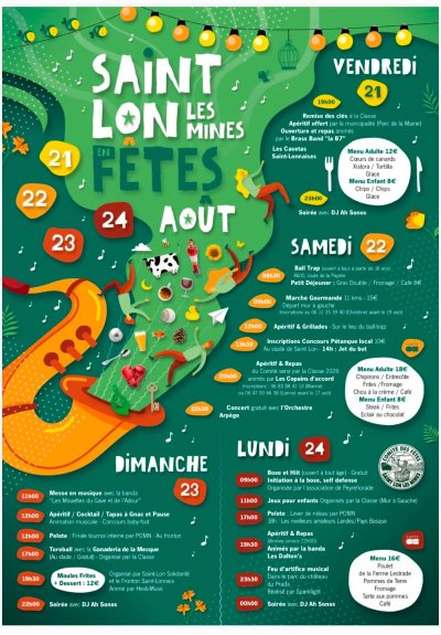 Fêtes de Saint Lon les Mines