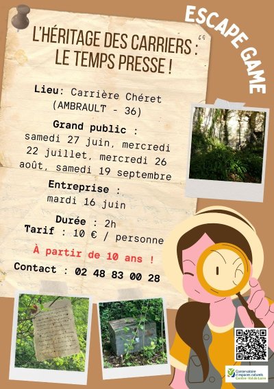 L'héritage des carriers : le temps presse ! (escape game)