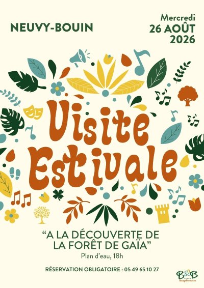 Visites Estivales 2026 - À la découverte de la forêt de Gaïa - Neuvy-Bouin