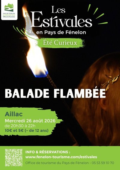 ETE CURIEUX : Balade Flambée à Aillac