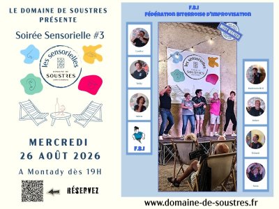 SOIREE SENSORIELLE - THEATRE D'IMPROVISATION