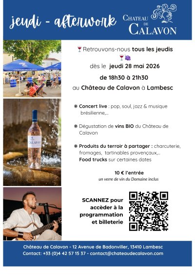 Afterwork jazz manouche au Château de Calavon