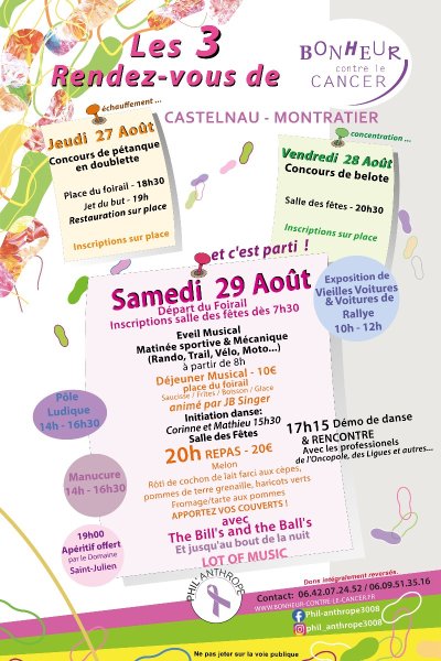 Journée Bonheur Contre le Cancer