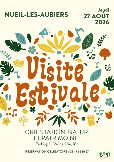 Visites Estivales 2026 - Orientation, nature et patrimoine - Nueil-les-Aubiers