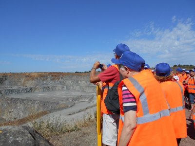 Visite de la Carrière Roy la Noubleau - COMPLET