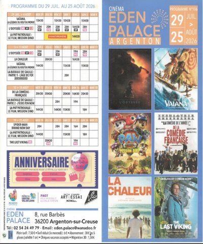 Programme Eden Palace